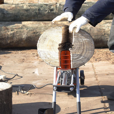 Clasificador eléctrico de madera de 8 toneladas Clasificador móvil de troncos para el hogar Diámetro de separación 50-400 mm