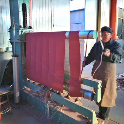 Maquina de lijación plana para pulir el metal de la carpintería con 24 tamaños de grano abrasivo rojo