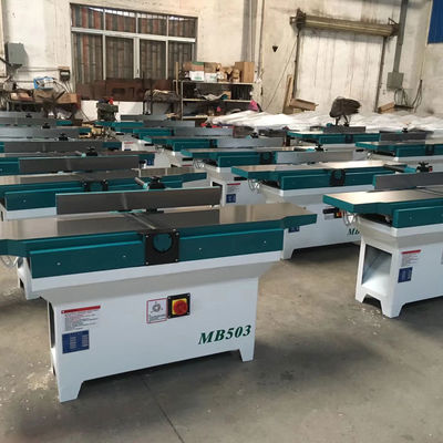 Fácil de operar Planador eléctrico de madera 300 mm 400 mm Planador de juntas de madera con 6 hojas