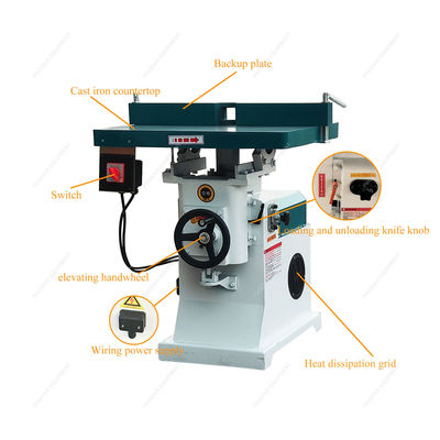 Máquina de fresado de huso de velocidad Máquina automática de corte de metales para cortador de bordes de madera