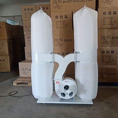 Máquina de recolección de polvo de aserradero de madera con bolsa de filtro de 480*800 mm y diámetro de abanico de 300 mm