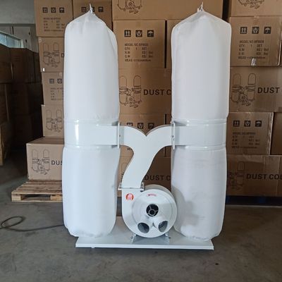 Recolector de polvo de torno de madera con diámetro de entrada 3 * 100 mm Mantenimiento sin problemas