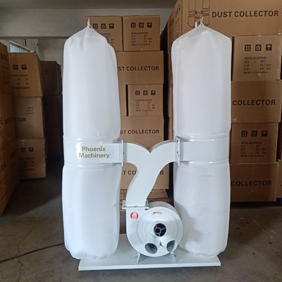 Recolector de polvo de torno de madera con diámetro de entrada 3 * 100 mm Mantenimiento sin problemas