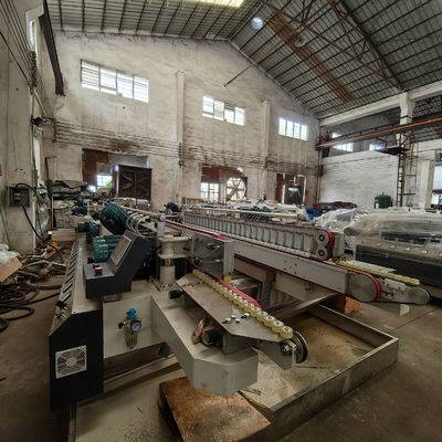 Máquina automática de recolocación de vidrio inteligente CNC de doble borde recto