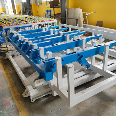 Máquina de doble filo de vidrio de tensión 380V/50Hz/3P para rectificar y pulir a una velocidad de 1-8 m/min