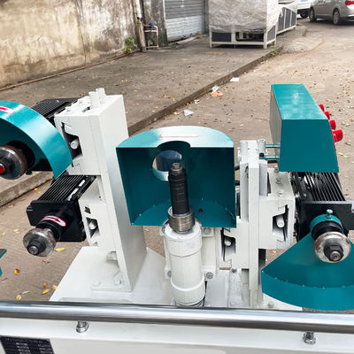 MJ105 Precisión Pneumática Máquina de tensión de cinco discos de sierra de un solo extremo Equipo de tensión recta
