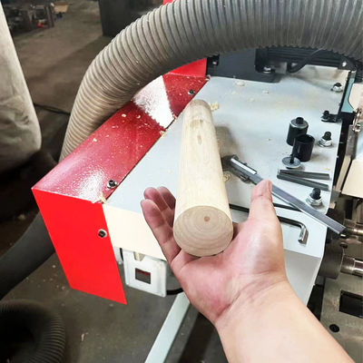 Máquina de fabricación de rodillos redondos de madera de alta velocidad con tensión opcional de 700 kg de peso