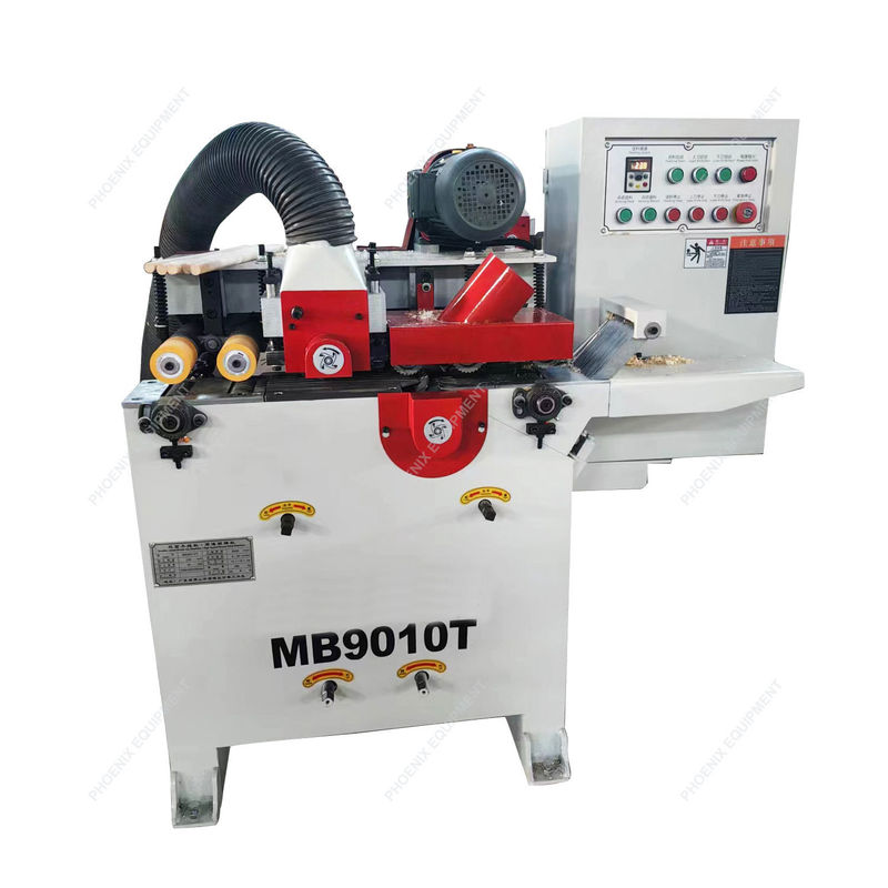 1.1kw Motor de alimentación Escoba de palo de madera Escoba de madera Máquina superior para el mango de la escoba de madera pequeña
