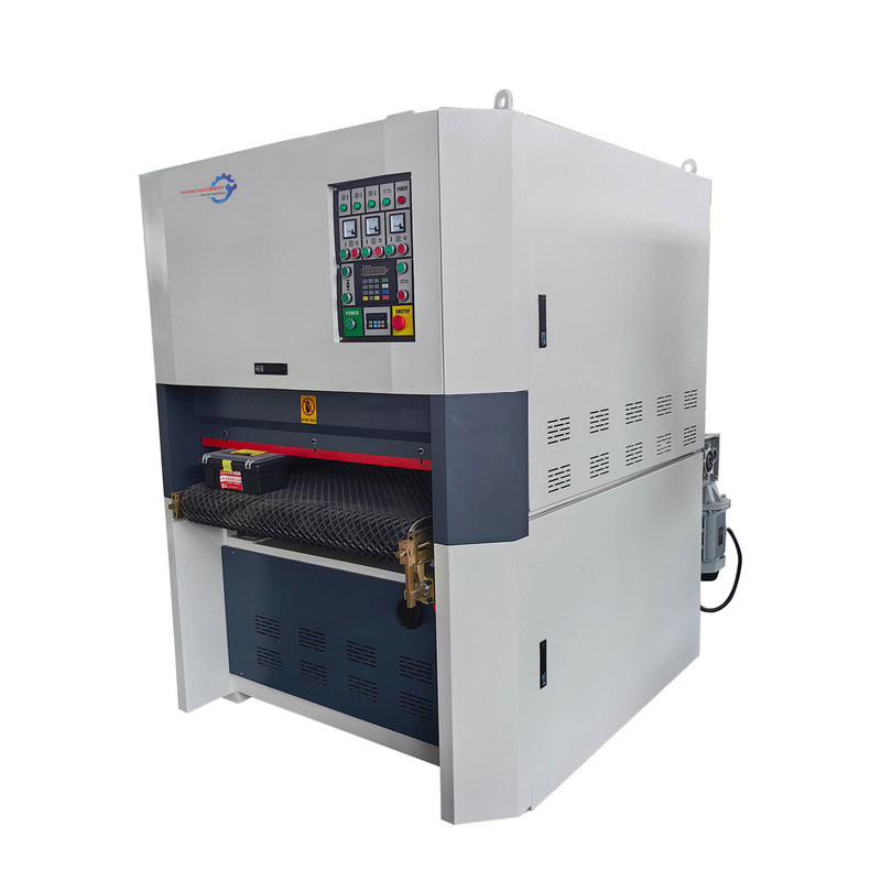 15kw Motor B-R-RP1000 Fácil de operar Maquina de lija de banda de madera industrial de plano ancho 1000mm