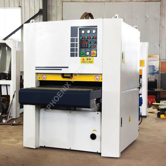 Máquina de lijación de dos lados de 190 mm de diámetro de tercer rodillo para tablas de madera a 0.6Mpa