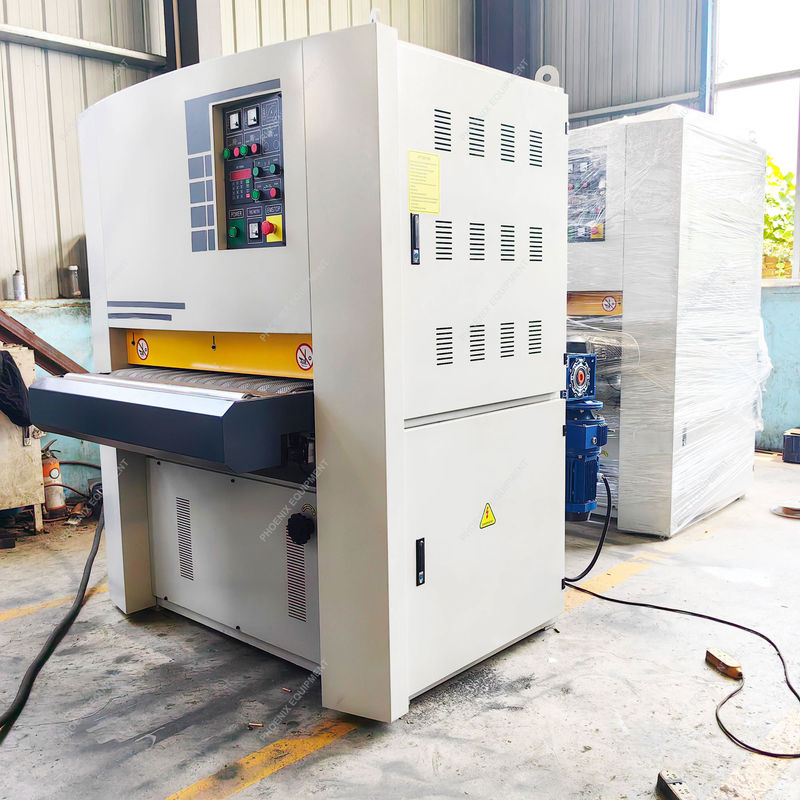 R-R630 máquina de lijar madera automática de cinta ancha lijadora para el pulido de suelo de muebles