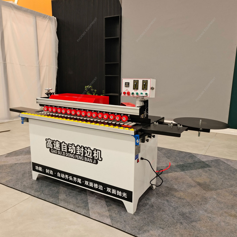 Máquina de bandaje de bordes pequeños de alta velocidad para muebles de carpintería
