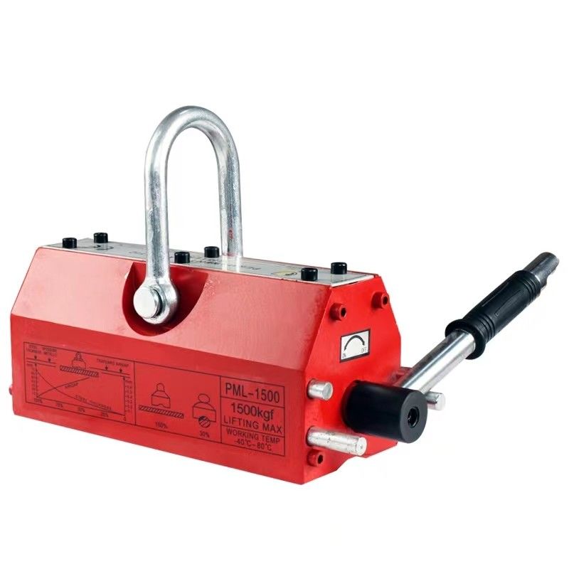 20 kg de tensión máxima Industrial Magnético Boule Permanente elevador magnético para placas de acero redondo