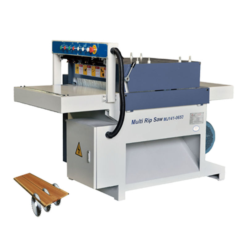 MJ141-0650 Automatización horizontal de la madera de corte multi-Rip Trimming Saw Machine para el aserradero
