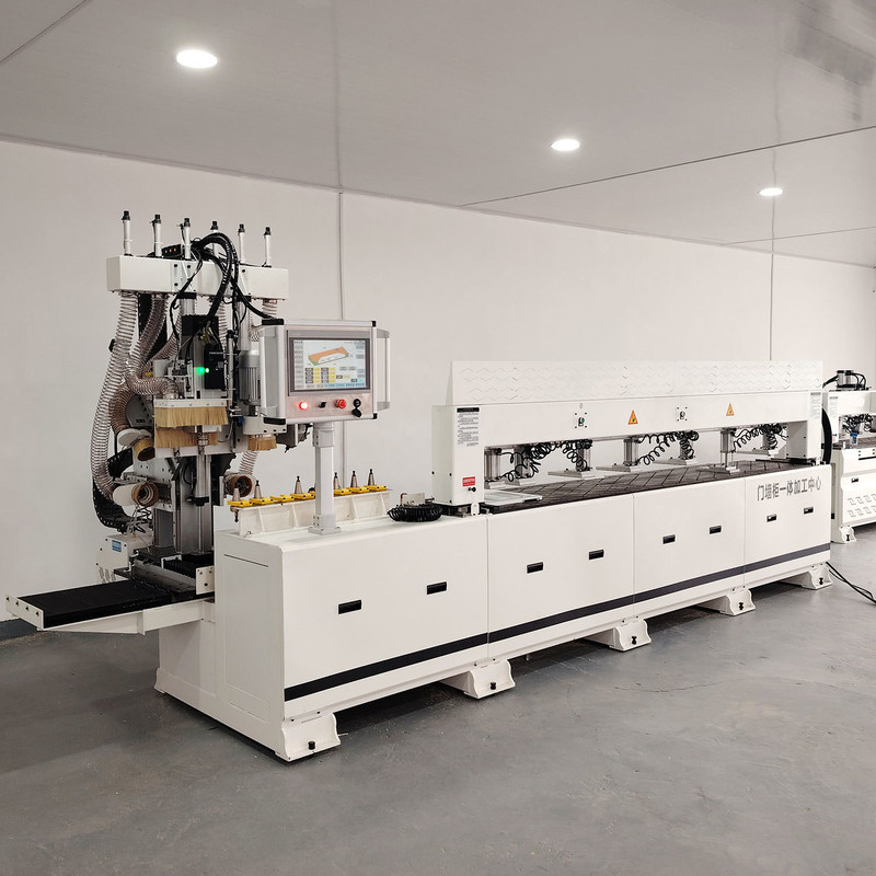 Medición automática del grosor máquina de perforación de madera CNC centro de perforación y fresado