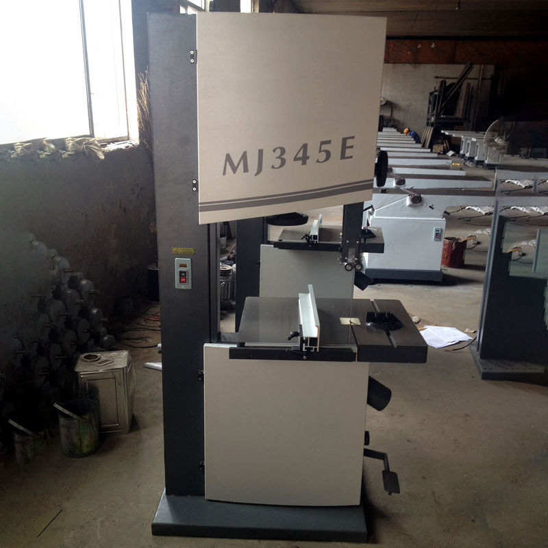 990*760*1800mm Maquina de sierra de banda vertical para carpintería para talleres de reparación de maquinaria MJ345E