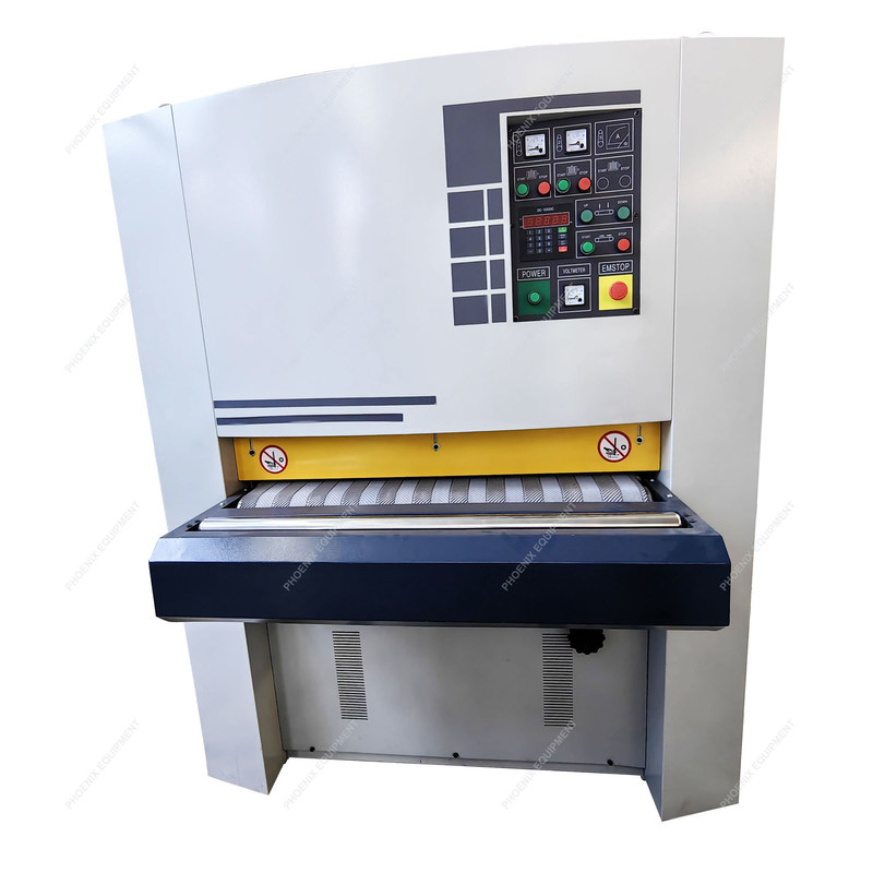 20.25kW Potencia R-R1000 Planadora de arena de madera de trabajo pesado Carpintería Máquina de lija de tablero de lija de cinturón ancho
