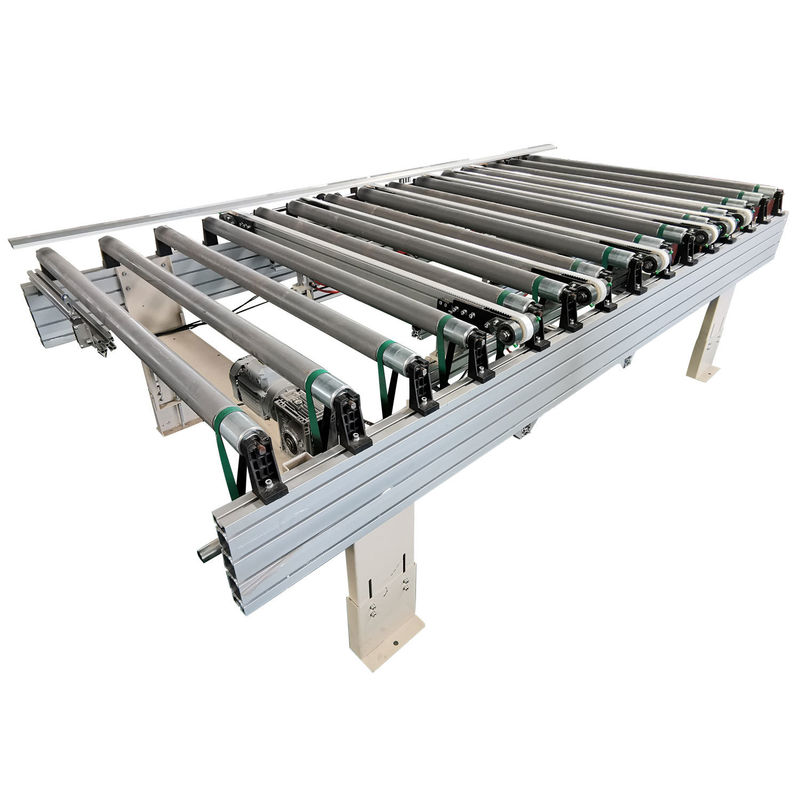 Linea de montaje de muebles de transporte automático de rodillos para mesa de cama personalizada