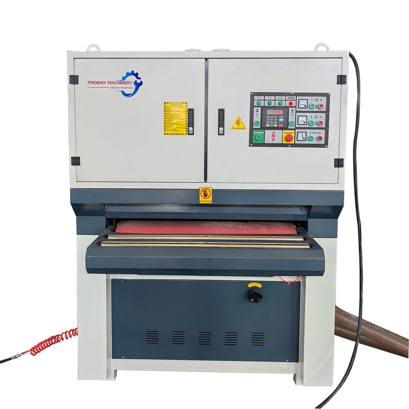 27.87kw R-R1000 Sander de banda ancha para lijar el espesor de la madera y recoger el polvo