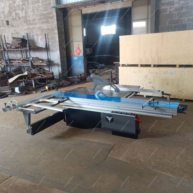MJ3200 Mesa corredera de madera totalmente automática de corte oblicuo de 45 grados