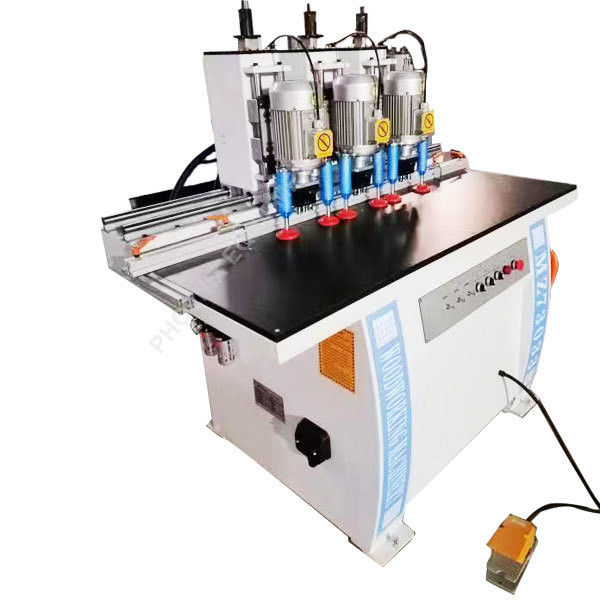 1.5kw*3 bisagra de perfil de aluminio y mini máquina de perforación para perforación profunda de agujeros de varios ejes