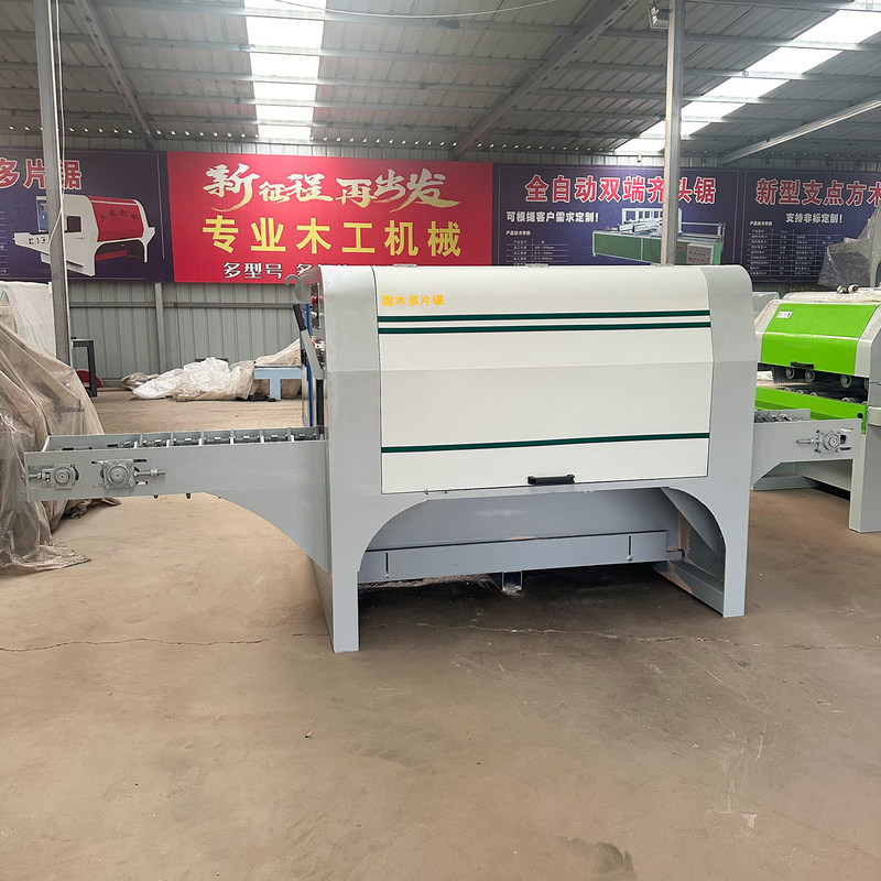 22KW*2 Potencia PYM200 Serradura mecánica redonda de hoja de madera máquina integrada máquina de corte automática