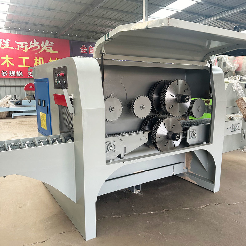 Máquina de aserradero circular de madera de cuchillas eléctricas con producción