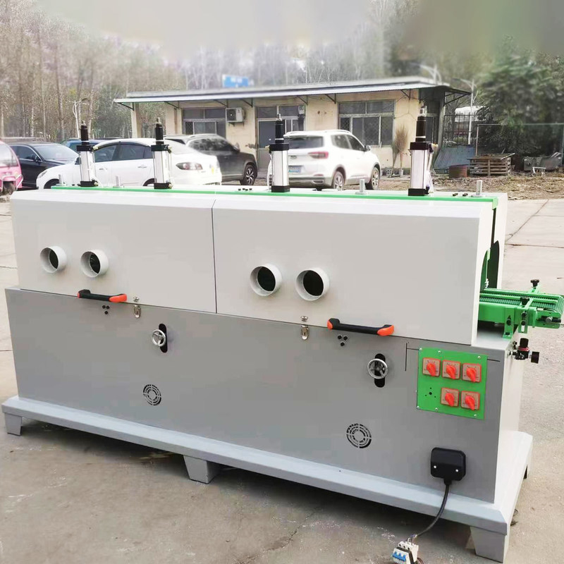 Máquina de lijación de cuatro lados para el pulido de placas planas de lija para acabados de 8 ejes 650 KG