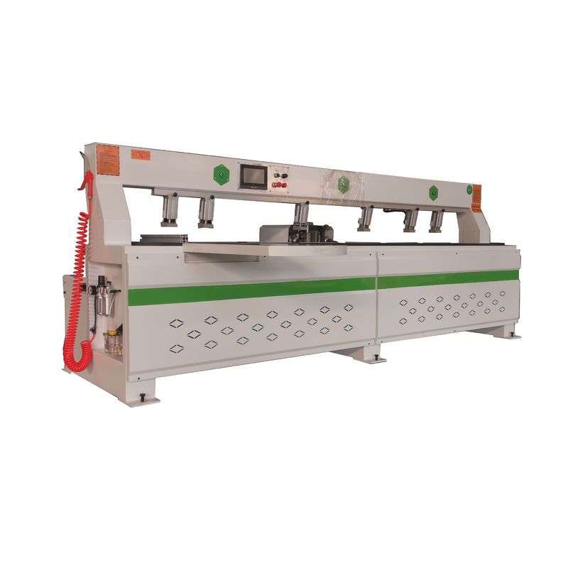 Máquina de perforación de agujeros laterales CNC de doble huso horizontal de 900 kg para la carpintería