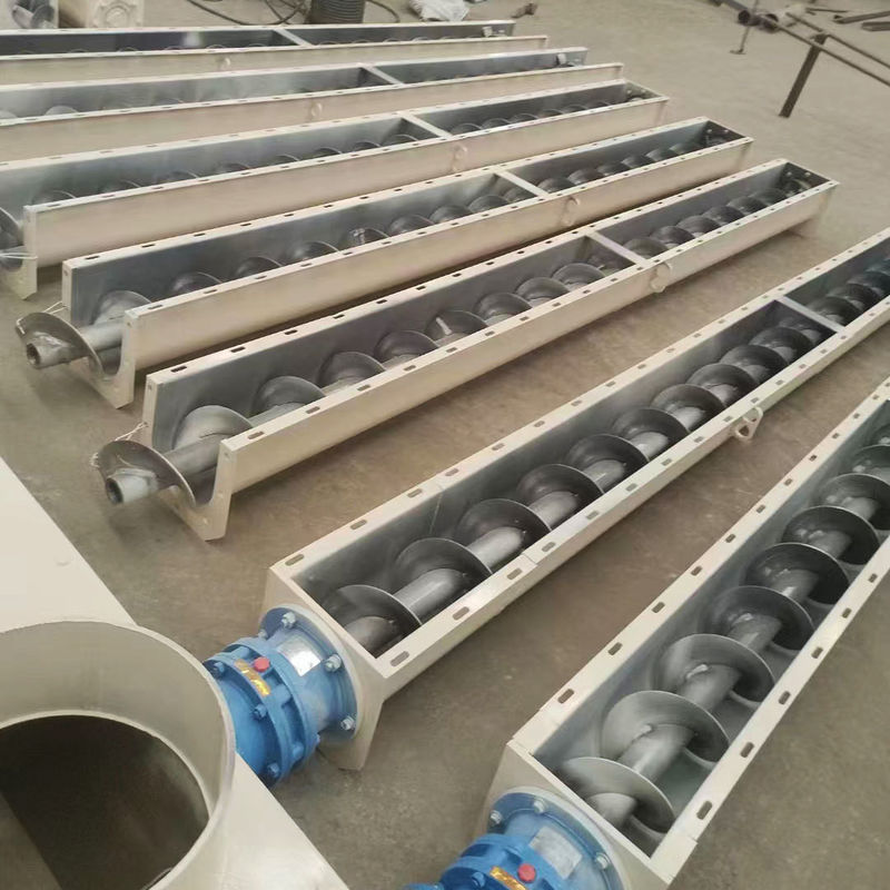 Profesional TDLXU330-5 personalizado en forma de U Pellet de cemento gusano Auger transportador de tornillo
