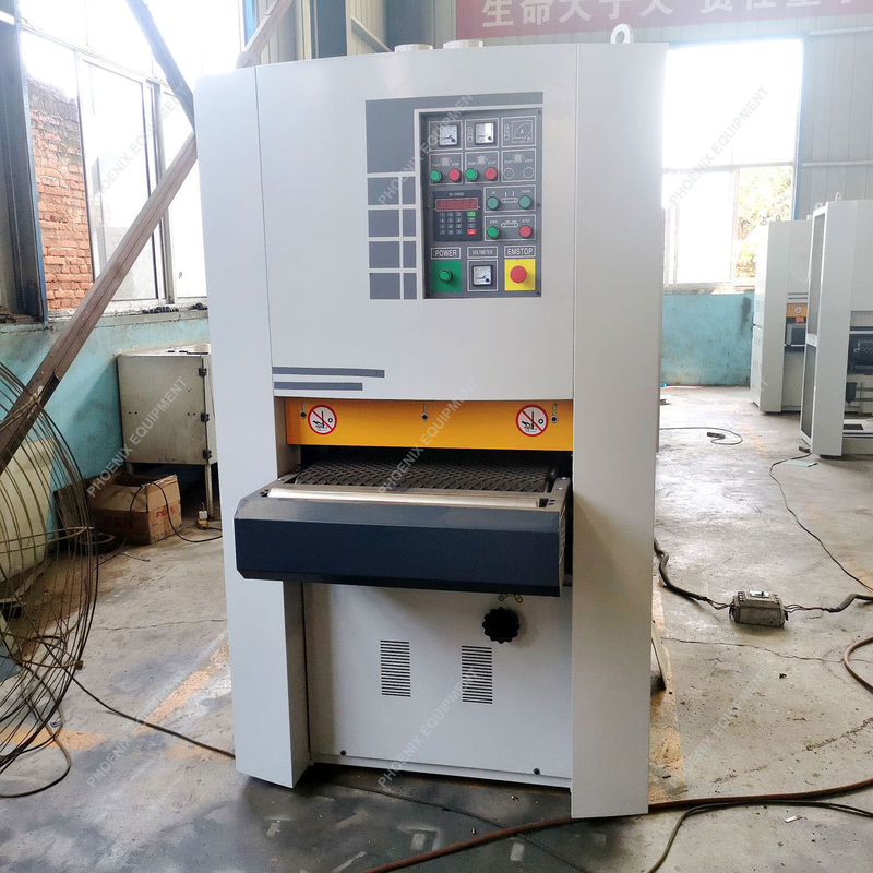 Máquina de lija de cinturón de precisión totalmente automática para la línea de producción de madera