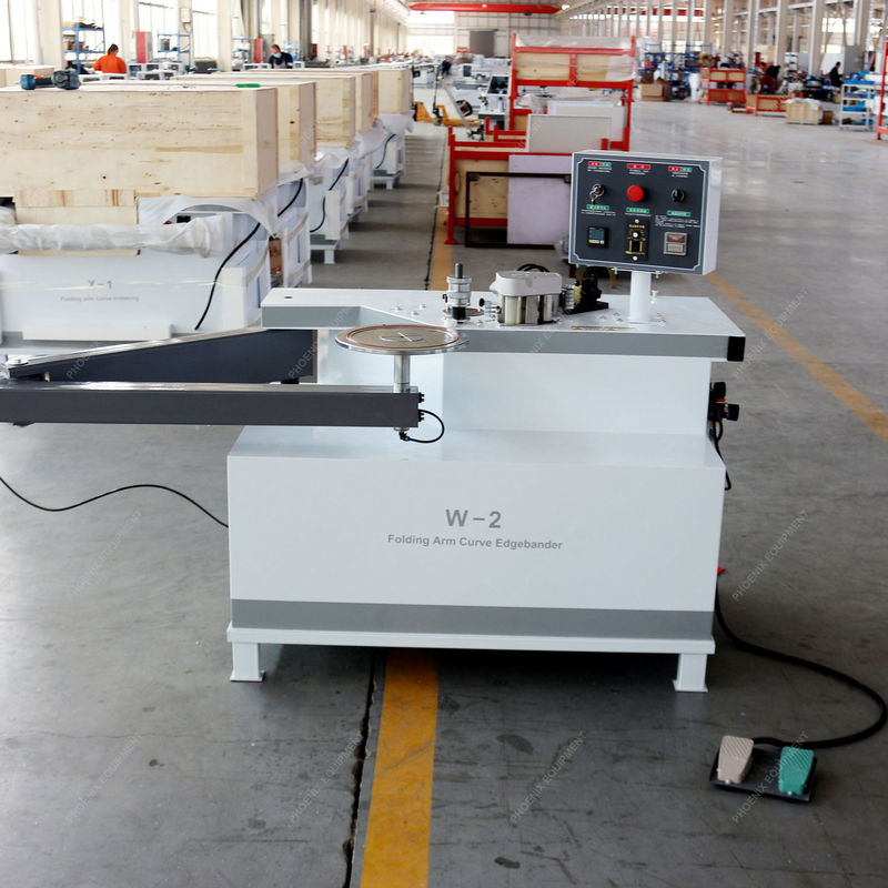 10.8m/min Velocidad de alimentación del panel Curva de círculo recta máquina de bandaje de borde de madera