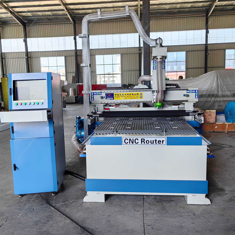 PK1325 Router CNC de trabajo pesado de madera con 2500 mm de recorrido en el eje Y y 1700 kg de peso