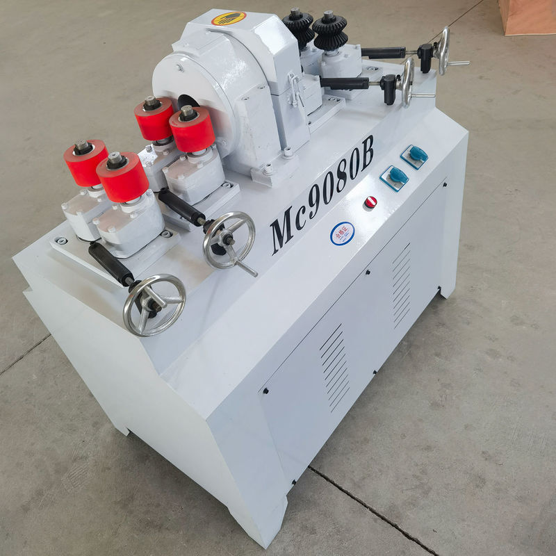 MC9080B Maquina de redondeo de espadas para carpintería con 4 kW de potencia y motor de alimentación de 0,75 kW