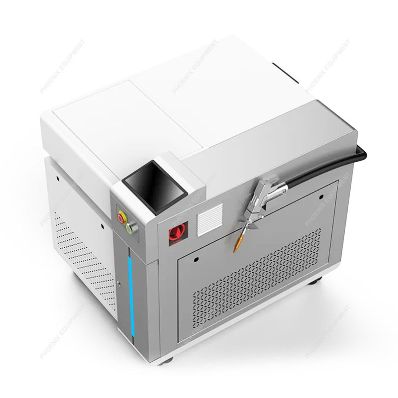 Máquina de soldadura con láser de fibra manual de alta productividad de 1500W para acero inoxidable
