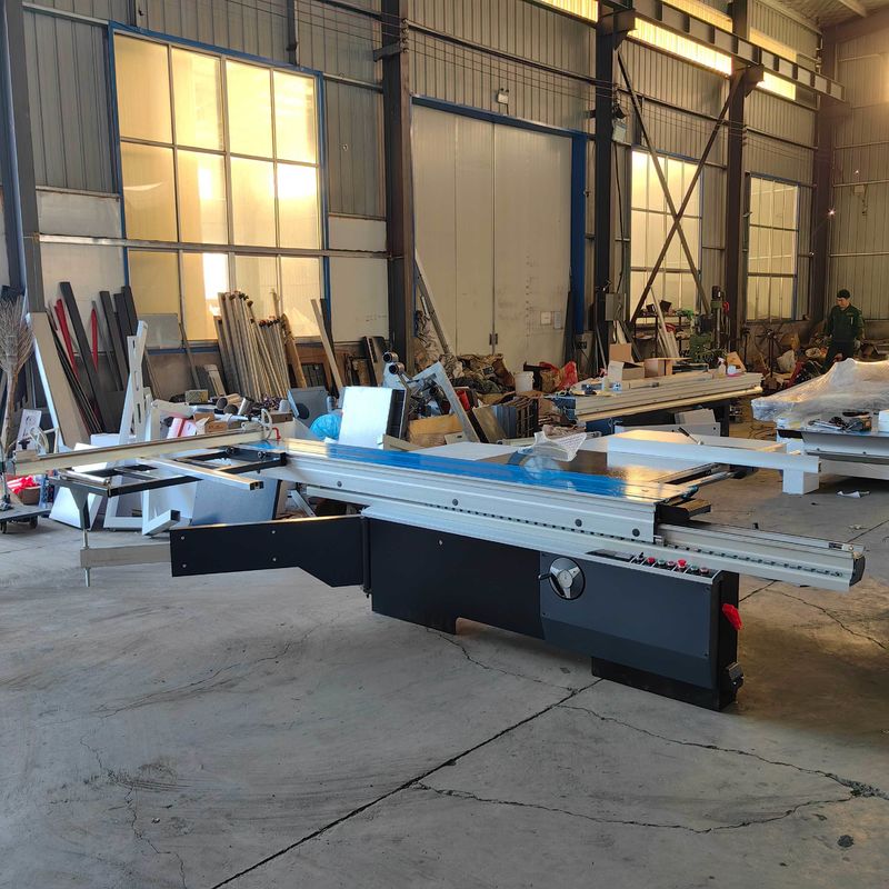 Serratura de precisión horizontal de panel de trabajo pesado para la carpintería Duración máxima de corte 3200 mm