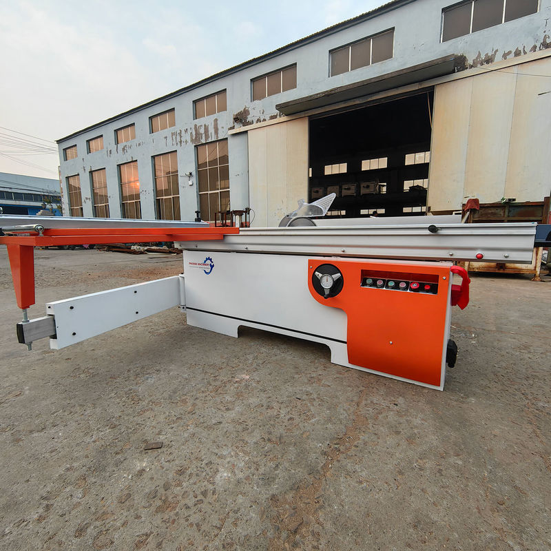 Máquina de corte de madera de 2300 mm con sierra de tabla corredera y altura de corte máxima de 80 mm
