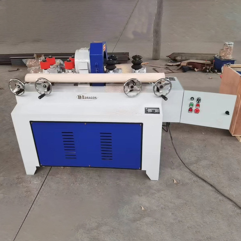 1.1KW Máquina de procesamiento de varillas redondas de control de frecuencia del motor de alimentación para barras de limpieza de madera