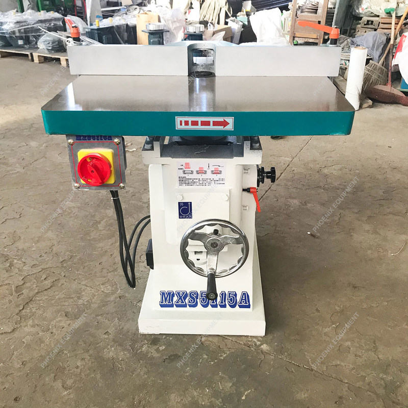Máquina de fresado horizontal con moldeador de husillo de madera y mesa corredera 380V/220V de voltaje