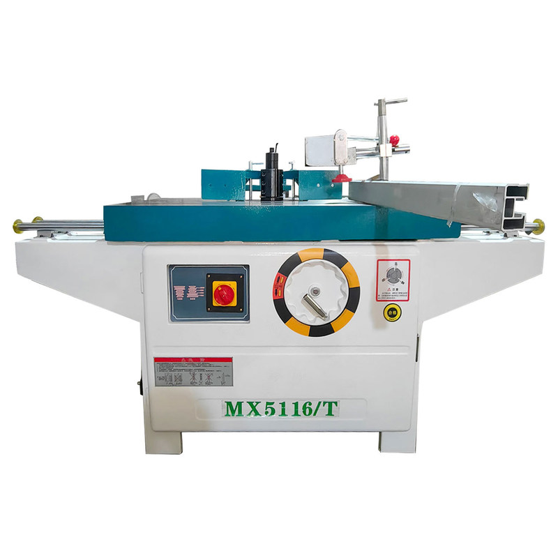 Máquina de fresado de moldeador de madera vertical de alta calidad MX5116T con tabla deslizante de molde de husillo