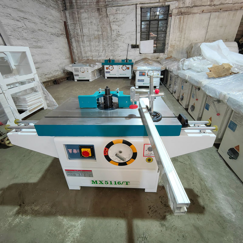 4kw Mesa deslizante de madera Eje de moldeador de moldes herramienta de máquina para la madera industrial