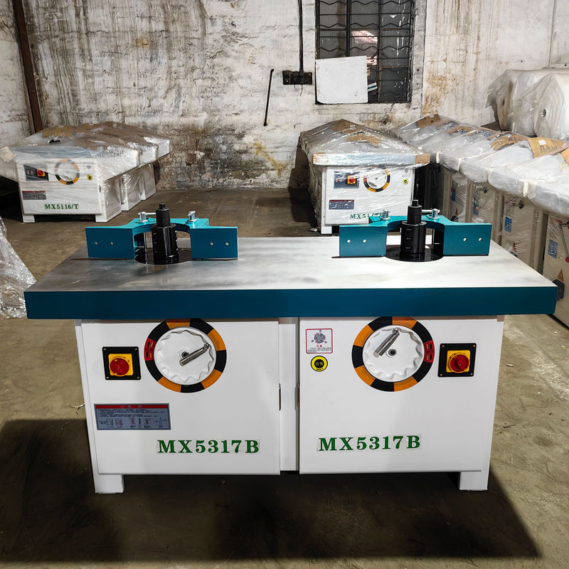 Máquina de fresado de doble eje vertical para la madera
